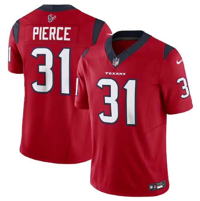 Men & Women & Youth Houston Texans #31 Dameon Pierce Red 2023 F.U.S.E Vapor Untouchable Stitched Jersey->detroit lions->NFL Jersey